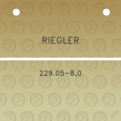 riegler-22905-80