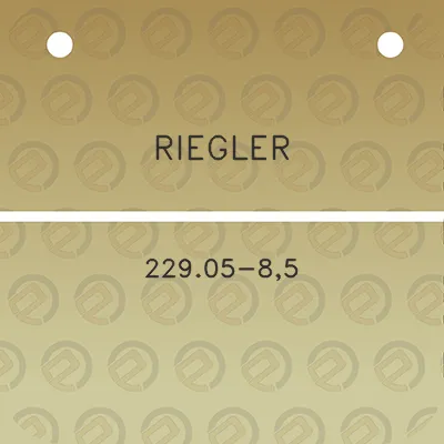 riegler-22905-85