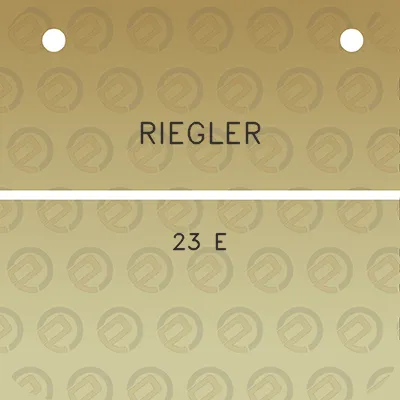 riegler-23-e