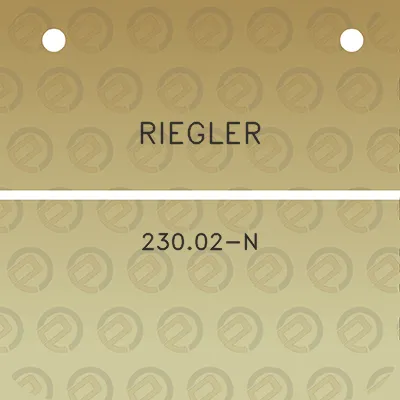 riegler-23002-n