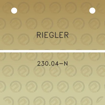 riegler-23004-n