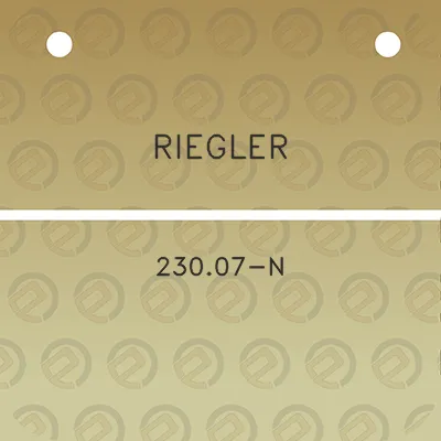 riegler-23007-n