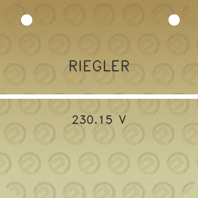 riegler-23015-v