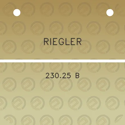 riegler-23025-b