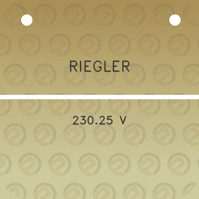 riegler-23025-v