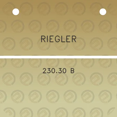 riegler-23030-b