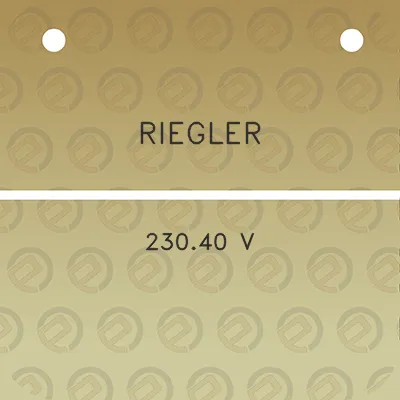 riegler-23040-v