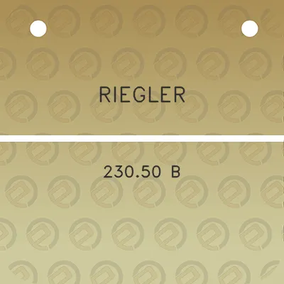 riegler-23050-b