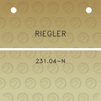 riegler-23104-n