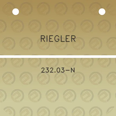 riegler-23203-n