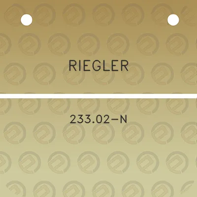 riegler-23302-n