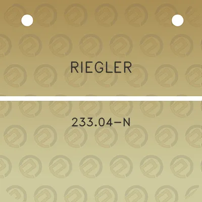 riegler-23304-n