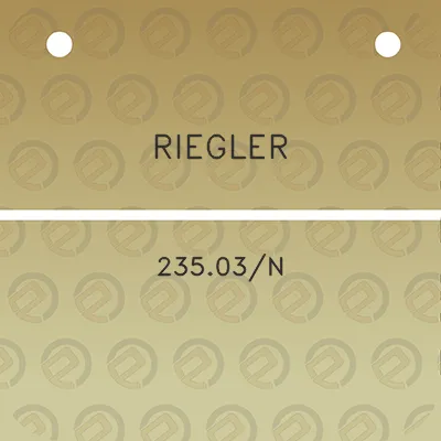 riegler-23503n