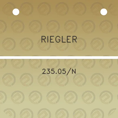 riegler-23505n