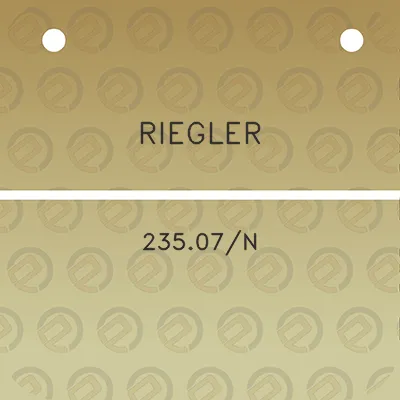 riegler-23507n