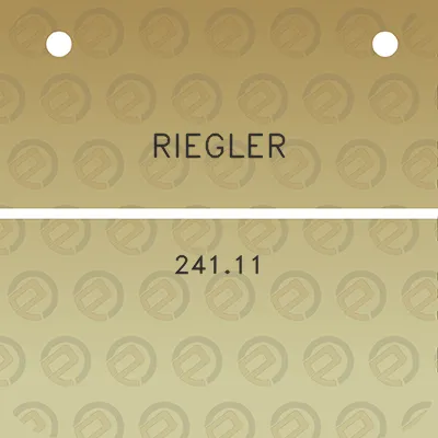 riegler-24111