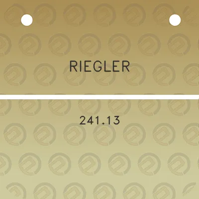 riegler-24113