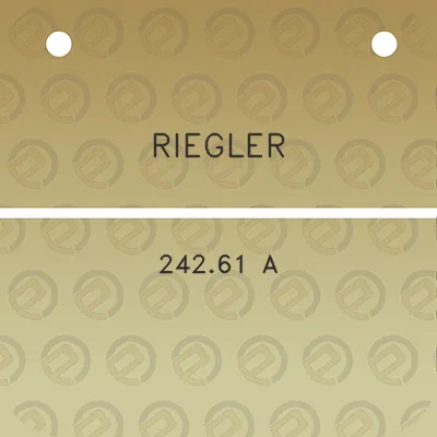 riegler-24261-a