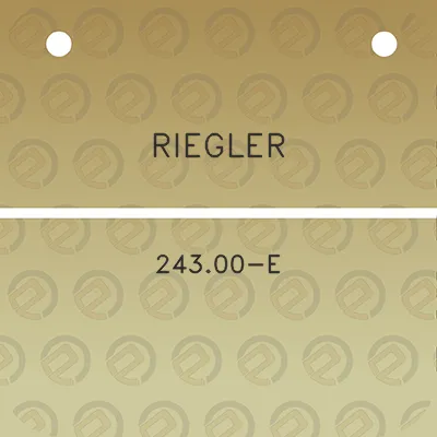 riegler-24300-e