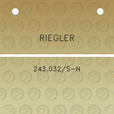 riegler-243032s-n