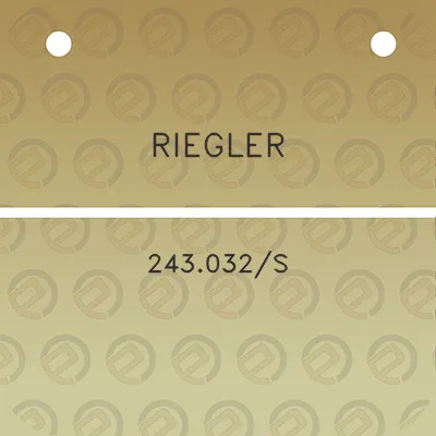 riegler-243032s