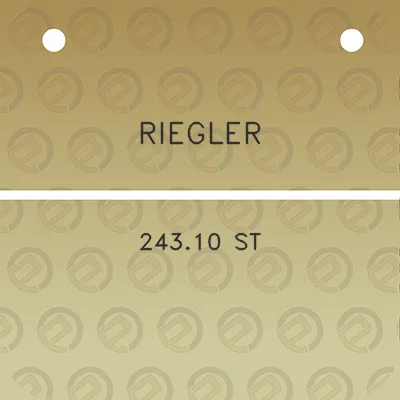 riegler-24310-st