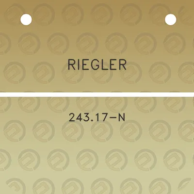 riegler-24317-n