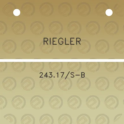 riegler-24317s-b