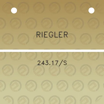 riegler-24317s