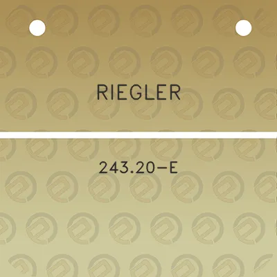 riegler-24320-e