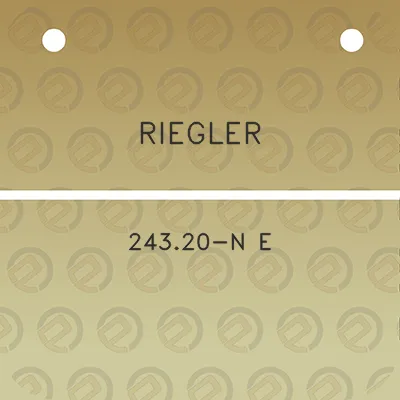 riegler-24320-n-e