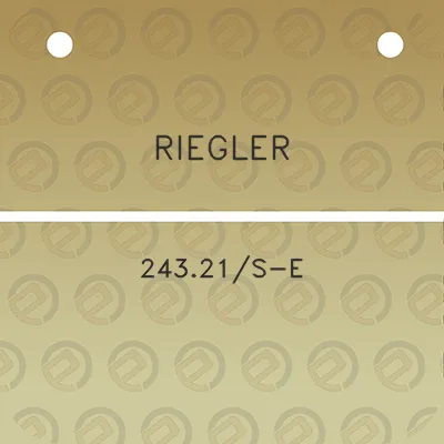 riegler-24321s-e