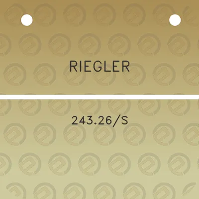 riegler-24326s