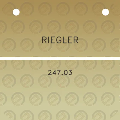 riegler-24703