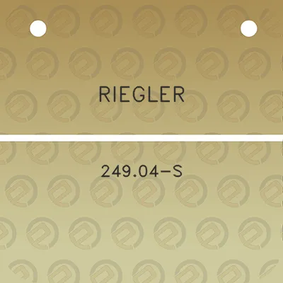 riegler-24904-s