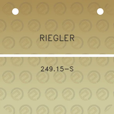 riegler-24915-s