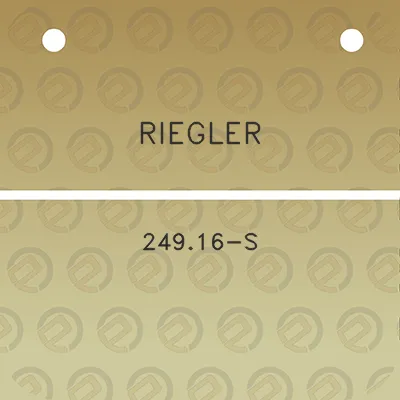 riegler-24916-s