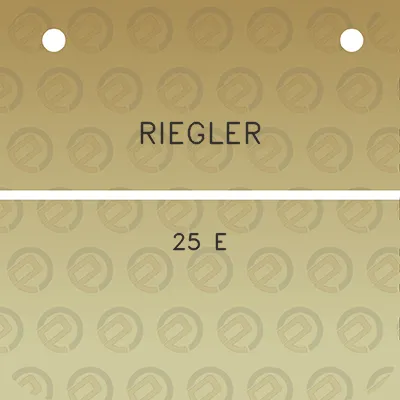 riegler-25-e