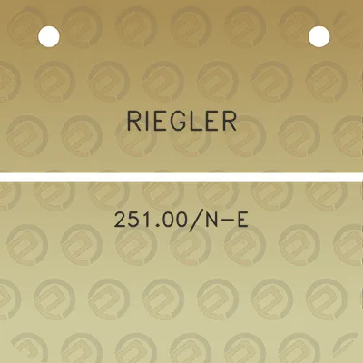 riegler-25100n-e