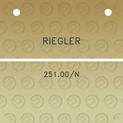 riegler-25100n