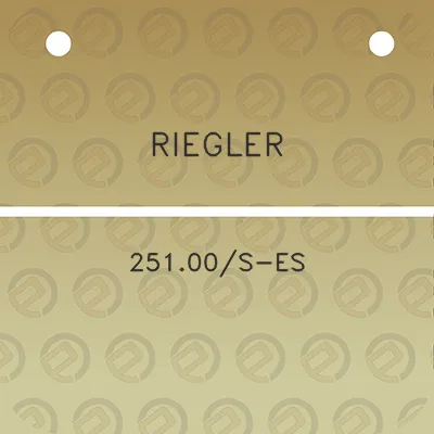 riegler-25100s-es