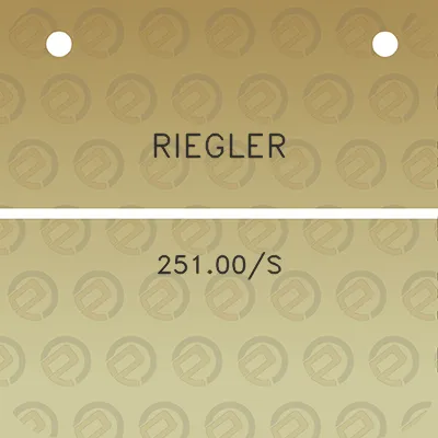 riegler-25100s