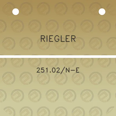 riegler-25102n-e