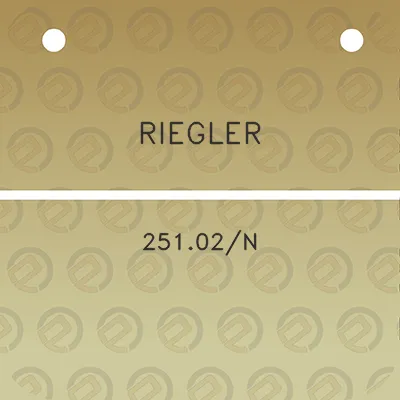 riegler-25102n