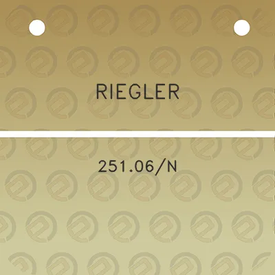 riegler-25106n