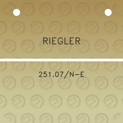 riegler-25107n-e