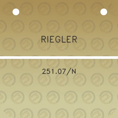 riegler-25107n