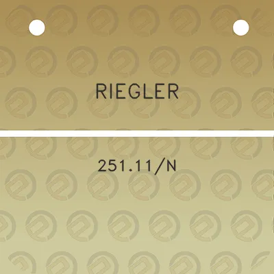 riegler-25111n