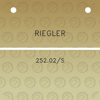 riegler-25202s