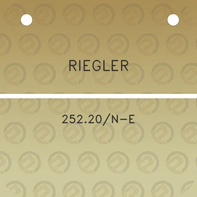 riegler-25220n-e